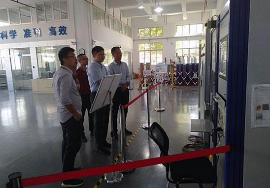 中國質(zhì)量認證中心（CQC）廣州分公司劉江主任蒞臨廣東雷寧普參觀指導(dǎo)